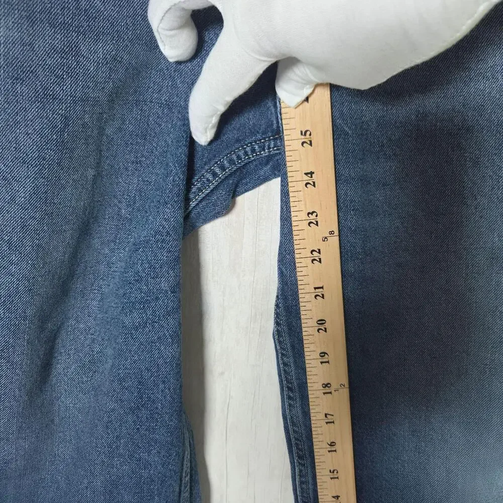 Old Navy Jeans Kids 18 Blue Baggy Barrel Leg Adjustable Waist Denim Relaxed